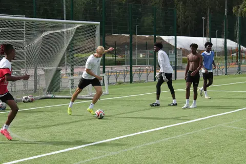 Training at Kauppi 5