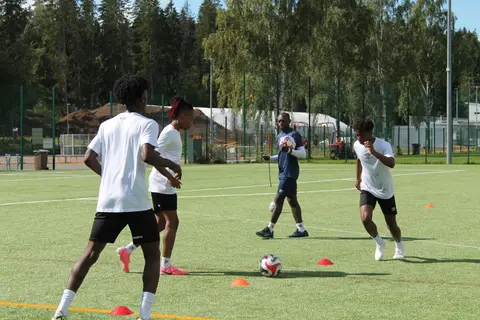 Training at Kauppi 18