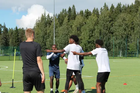 Training at Kauppi 50