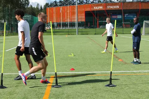Training at Kauppi 70