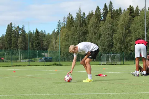 Training at Kauppi 86