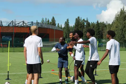 Training at Kauppi 90