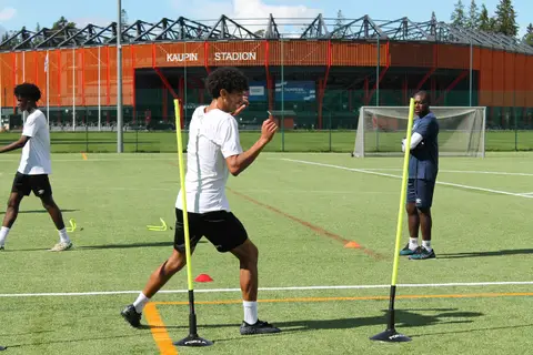 Training at Kauppi 97