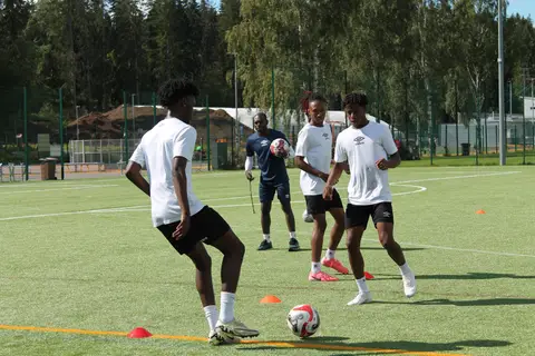 Training at Kauppi 100